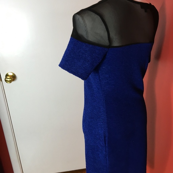 love J Ladies/Juniors blue & black dress, size M - Picture 7 of 8